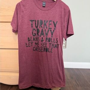 Thanksgiving Tee with Fun Text